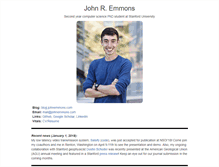 Tablet Screenshot of johnemmons.com